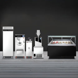 Lada na lody ADAM - 1200 mm - konwekcyjna - na 12 pojemników 5 L lub 8 pojemników 7 L - czarna