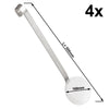 (4 szt.) Łyżka do ryżu – stal nierdzewna – Ø 160 mm – długość: 500 mm