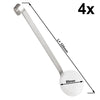 (4 szt.) Łyżka do ryżu – stal nierdzewna – Ø 80 mm – długość: 320 mm