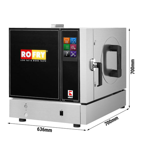 UBERT | RoFry Frytkownica na gorące powietrze - 15,5 kW - ładowana od prawej
