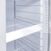 GASTRO-COOL | Chłodziarka do napojów – wąska – 140 L – z 1 drzwiami szklanymi – biała