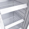 GASTRO-COOL | Chłodziarka do napojów – wąska – 140 L – z 1 drzwiami szklanymi – biała