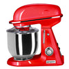 Commercial Countertop Planetary Mixer - 7L - 350W - incl. 3 attachments - Red
