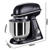 Commercial Countertop Planetary Mixer - 7L - 350W - incl. 3 attachments - Black Matt