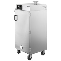 Wędzarnia elektryczna - Cyfrowa - 509x556x1266mm - 6 półek - na kółkach - Srebrny