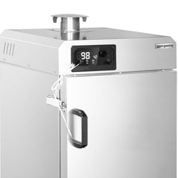 Wędzarnia elektryczna - Cyfrowa - 509x556x1266mm - 6 półek - na kółkach - Srebrny