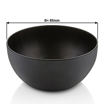 (6 szt.) Miski na przekąski/dipy - czarne - Prime Gastro