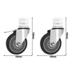 Caster Set for ERE Series Stainless Steel Shelving