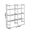 Zestaw regałów – aluminium – głębokość: 360 mm – nośność: 600 kg