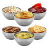 (6 pcs) Dessert Bowl - Stainless Steel - round - Ø 85mm - Depth: 40mm
