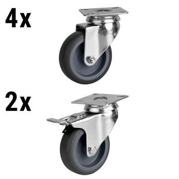 Zestaw rolek do stołów chłodniczych BGKF, GTF, KTF, KTGFF, KUF i ZTSF - Prime Gastro