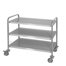 Wózek do serwowania - 1200x600mm - z 3 półkami do przechowywania