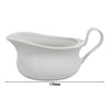 (6 szt.) Łódka do sosu - MIX & MATCH - 370cc - 170x70x100mm - Porcelana - Biały