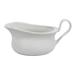 (6 szt.) Łódka do sosu - MIX & MATCH - 370cc - 170x70x100mm - Porcelana - Biały
