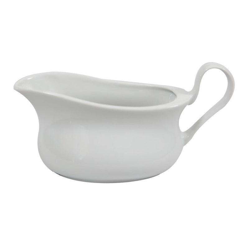(6 szt.) Łódka do sosu - MIX & MATCH - 370cc - 170x70x100mm - Porcelana - Biały