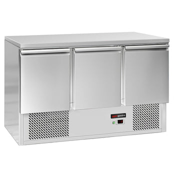 Stół chłodniczy ECO - 1370x700 mm - z 3 drzwiami - Prime Gastro