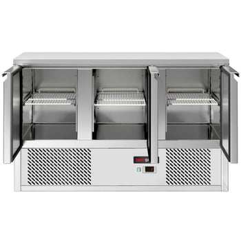 Stół chłodniczy ECO - 1370x700 mm - z 3 drzwiami - Prime Gastro