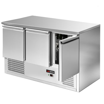 Stół chłodniczy ECO - 1370x700 mm - z 3 drzwiami - Prime Gastro