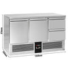 Stół chłodniczy PREMIUM – 1370 x 700 mm – z 2 drzwiami i 2 szufladami