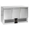 Stół chłodniczy PREMIUM – 1370 x 700 mm – z 3 drzwiami