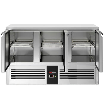 Stół chłodniczy PREMIUM - 1370x700 mm - 3 drzwi - Prime Gastro