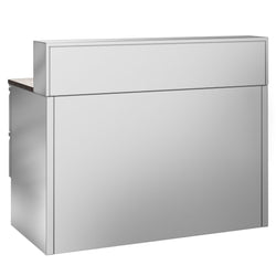 Stół Sałatkowy ECO - 1368 mm - 3 drzwi - dla 8x GN 1/6 - nadstawka ze stali nierdzewnej