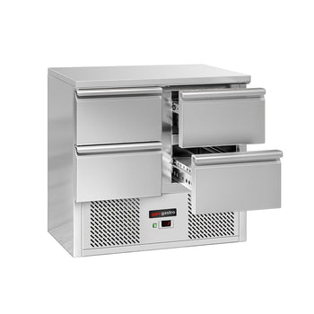 Stół chłodniczy ECO - 900x700 mm - z 4 szufladami - Prime Gastro