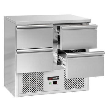 Stół chłodniczy ECO - 900x700 mm - z 4 szufladami - Prime Gastro