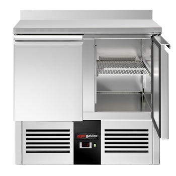 Stół chłodniczy PREMIUM - 900x700 mm - 2 drzwi & panel tylny - Prime Gastro