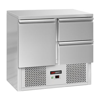 Stół chłodniczy ECO - 900x700 mm - z 1 drzwiami & 2 szufladami - Prime Gastro