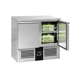 Stół chłodniczy PREMIUM – 900 x 700 mm – z 2 drzwiami
