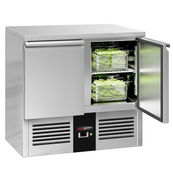 Stół chłodniczy PREMIUM - 900x700 mm - 2 drzwi - Prime Gastro