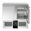 Stół chłodniczy PREMIUM – 900 x 700 mm – z 2 drzwiami