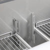 Stół chłodniczy PREMIUM – 1370 x 700 mm – z 3 drzwiami szklanymi