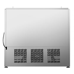 Stół chłodniczy sałatkowy Premium PLUS – 978 mm – z 2 drzwiami – z otworem na 6x GN 1/3 i 3x GN 1/6 oraz pokrywą ze stali nierdzewnej