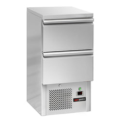 Stół chłodniczy ECO - 450x700 mm - z 2 szufladami