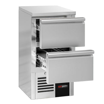 Stół chłodniczy PREMIUM - 450x700mm - 2 szuflady - Prime Gastro