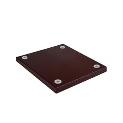 Deska do krojenia z antypoślizgowymi nóżkami – 250 x 400 mm – zgodna z normą HACCP – brązowa