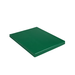 Deska do krojenia z antypoślizgowymi nóżkami – 250 x 400 mm – zgodna z normą HACCP – zielona