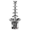 Commercial Chocolate Fountain - Cascade Waterfall - 6-Tier - Capacity: 8kg - 300W - Height: 840mm