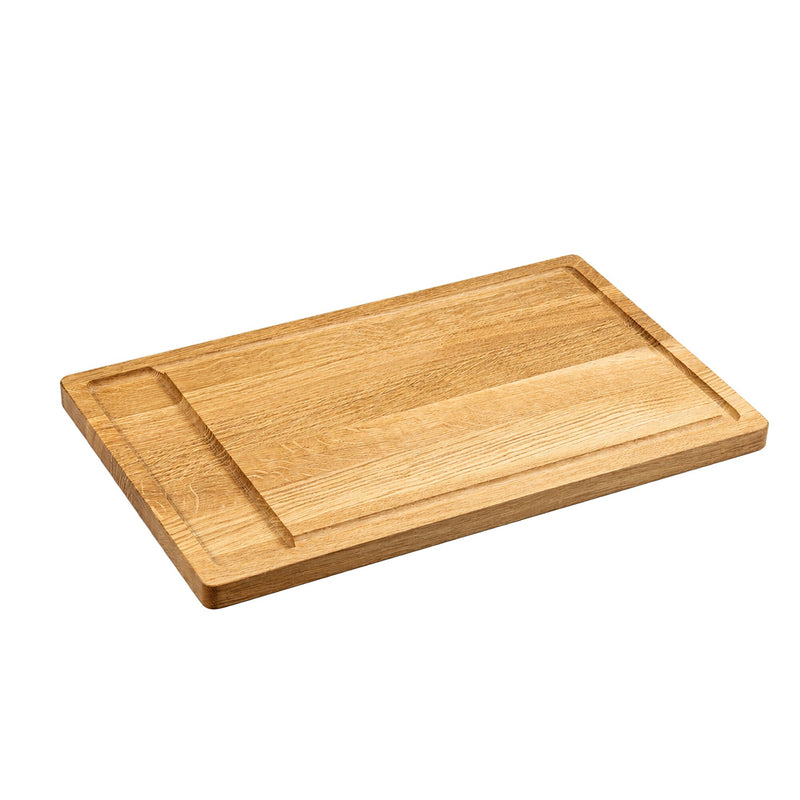 (3 sztuki) Deska do krojenia – drewno dębowe – 280 x 450 x 20 mm