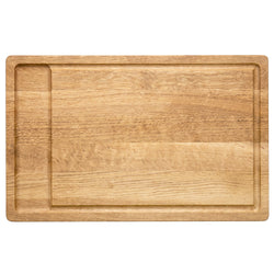 (3 sztuki) Deska do krojenia – drewno dębowe – 280 x 450 x 20 mm