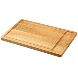 (3 sztuki) Deska do krojenia – drewno dębowe – 280 x 450 x 20 mm