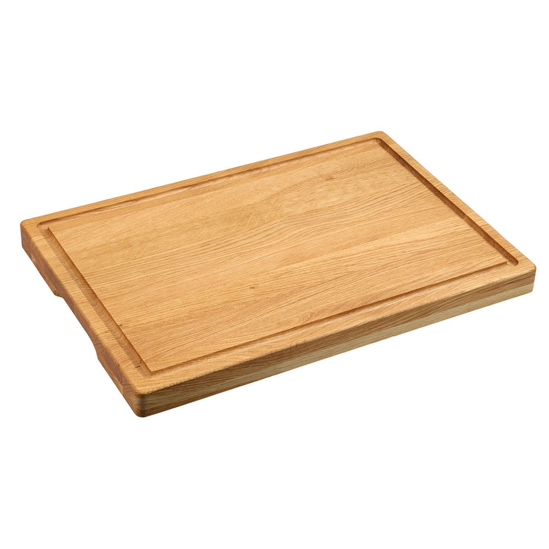 (3 sztuki) Deska do krojenia – drewno dębowe – 350 x 500 x 35 mm