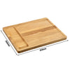 (3 szt.) Deska do krojenia – drewno dębowe – 450 x 360 x 25 mm, zdjęcie 2 z 5