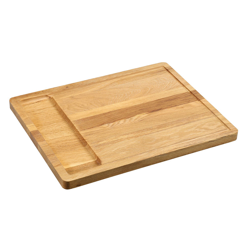 (3 sztuki) Deska do krojenia – drewno dębowe – 360 x 450 x 25 mm