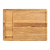 (3 szt.) Deska do krojenia – drewno dębowe – 450 x 360 x 25 mm, zdjęcie 3 z 5