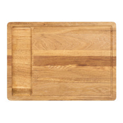(3 sztuki) Deska do krojenia – drewno dębowe – 360 x 450 x 25 mm