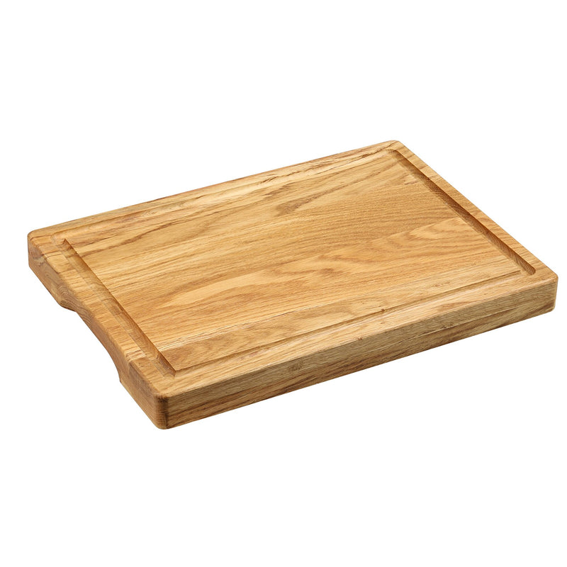 (3 sztuki) Deska do krojenia – drewno dębowe – 375 x 385 x 35 mm