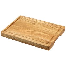 (3 sztuki) Deska do krojenia – drewno dębowe – 375 x 385 x 35 mm